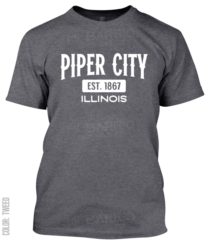 Piper City, Illinois Athletic T-Shirt