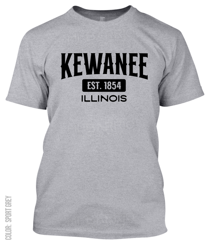 Kewanee, Illinois Athletic T-Shirt