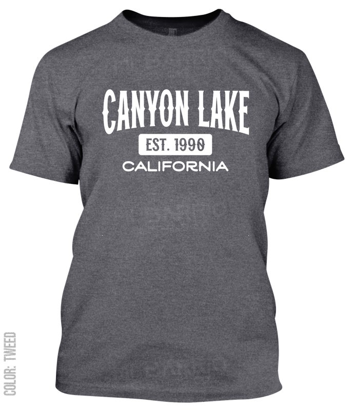 Canyon Lake, California Athletic T-Shirt