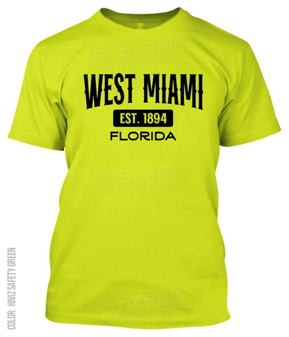 West Miami, Florida Athletic T-Shirt