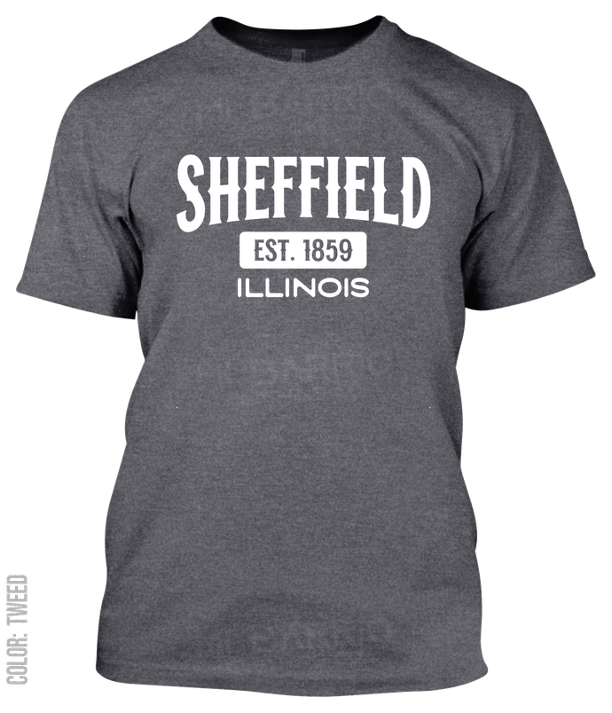 Sheffield, Illinois Athletic T-Shirt