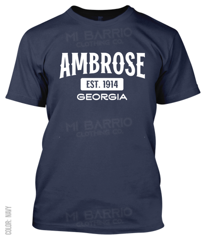Ambrose, Georgia Athletic T-Shirt