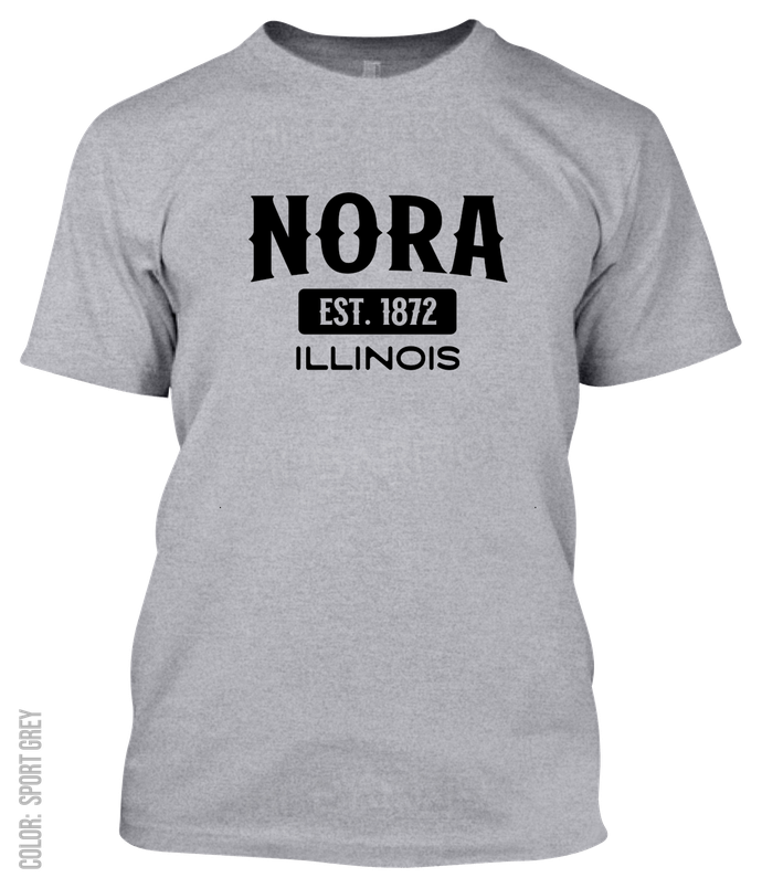 Nora, Illinois Athletic T-Shirt