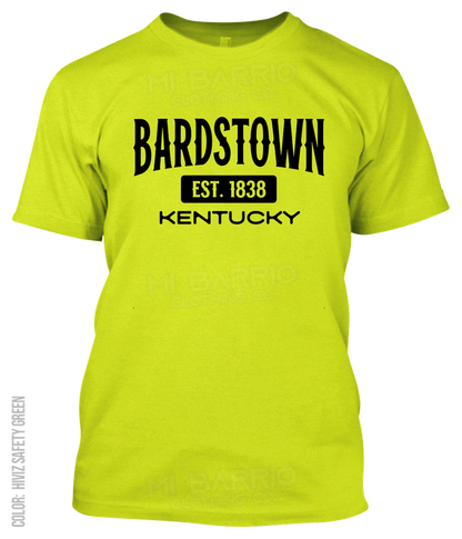 Bardstown, Kentucky Athletic T-Shirt