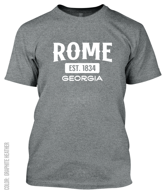 Rome, Georgia Athletic T-Shirt