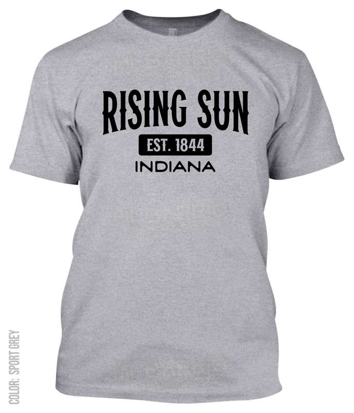 Rising Sun, Indiana Athletic T-Shirt