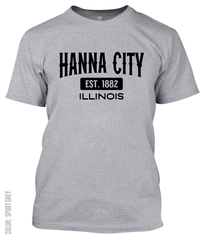 Hanna City, Illinois Athletic T-Shirt