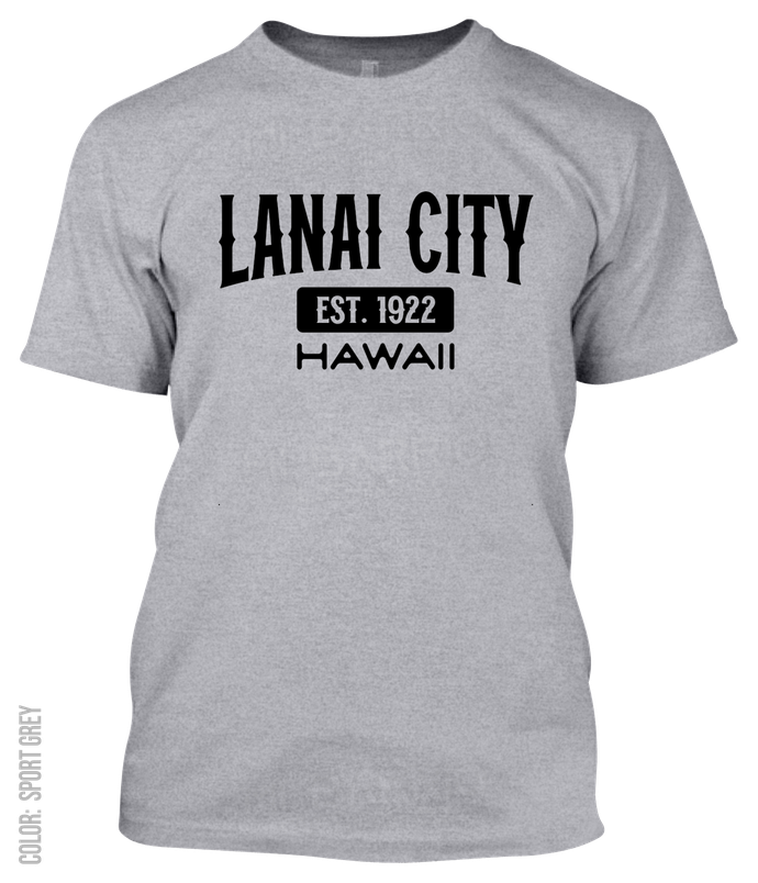 Lanai City, Hawaii Athletic T-Shirt