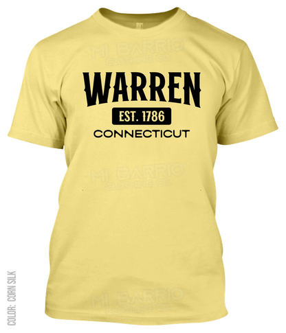 Warren, Connecticut Athletic T-Shirt