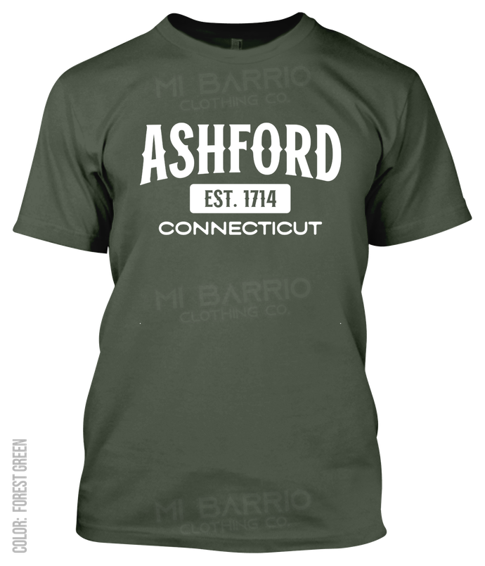 Ashford, Connecticut Athletic T-Shirt