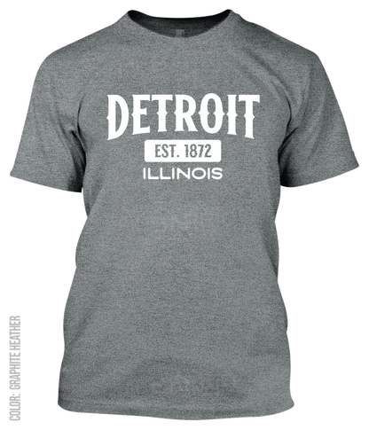 Detroit, Illinois Athletic T-Shirt