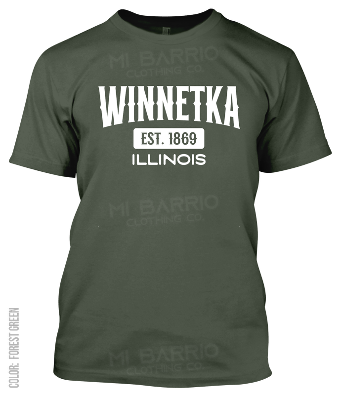 Winnetka, Illinois Athletic T-Shirt