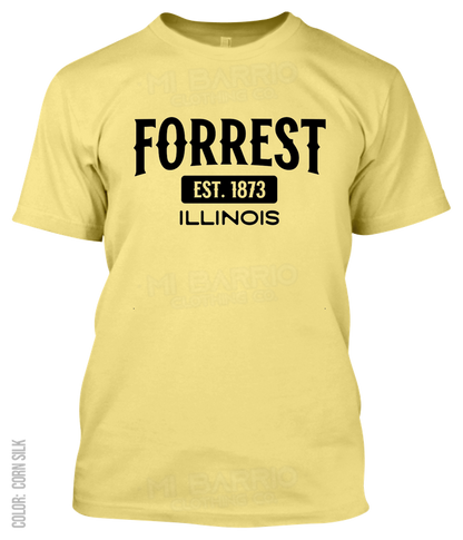 Forrest, Illinois Athletic T-Shirt
