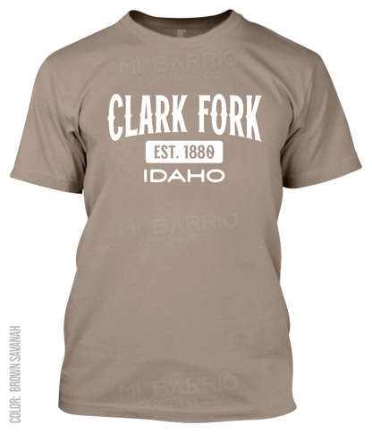 Clark Fork, Idaho Athletic T-Shirt