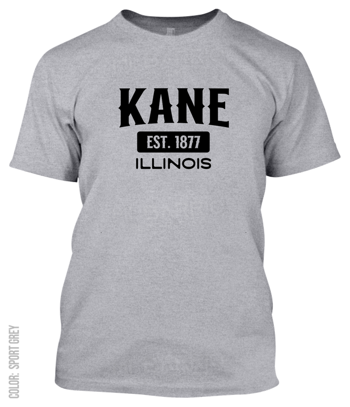Kane, Illinois Athletic T-Shirt