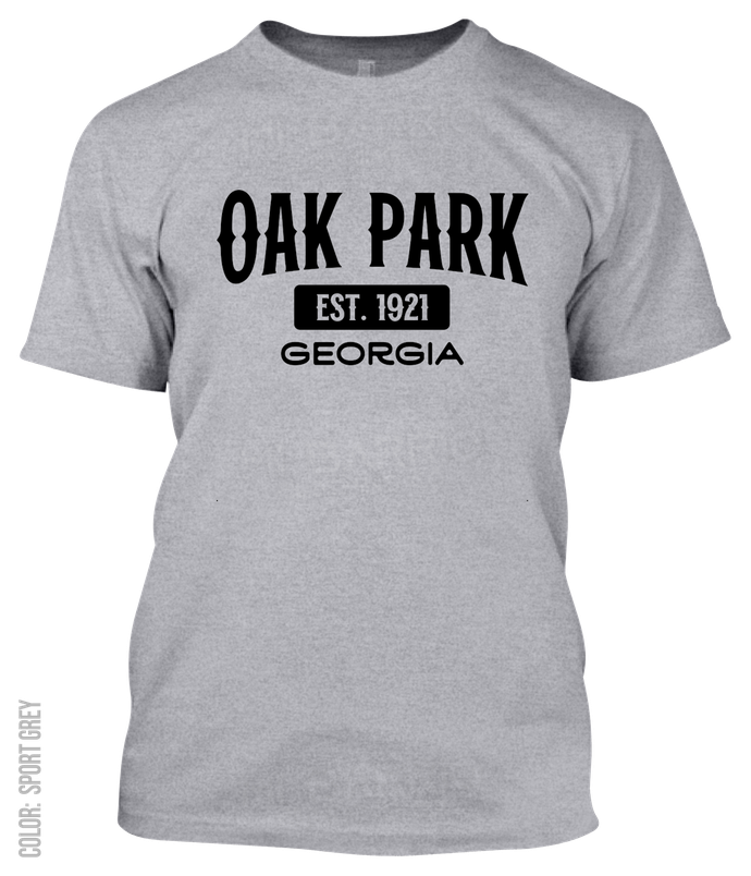 Oak Park, Georgia Athletic T-Shirt