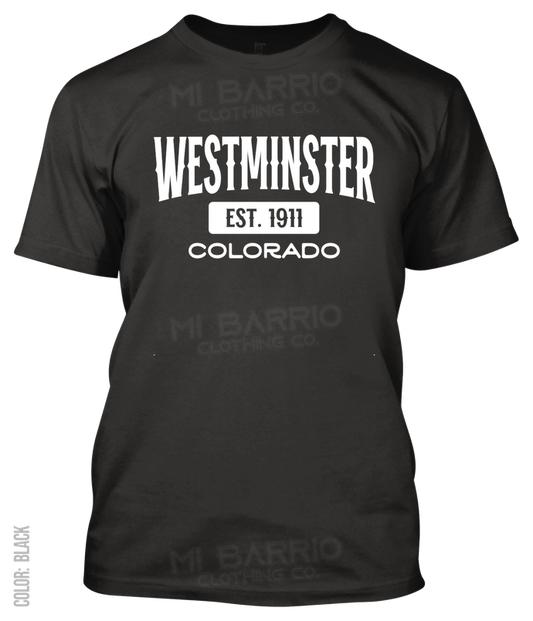 Westminster, Colorado Athletic T-Shirt