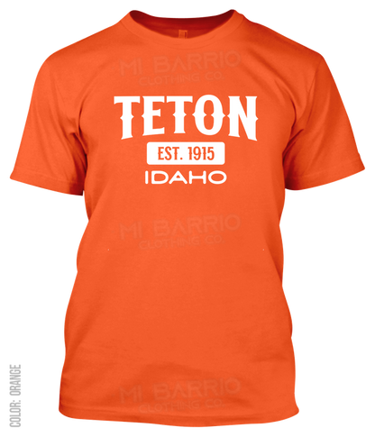 Teton, Idaho Athletic T-Shirt