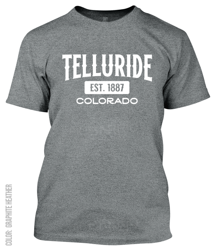 Telluride, Colorado Athletic T-Shirt