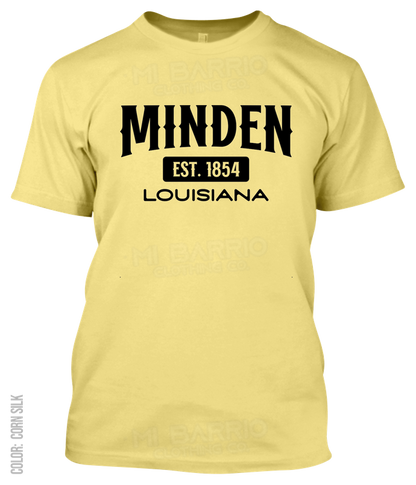 Minden, Louisiana Athletic T-Shirt
