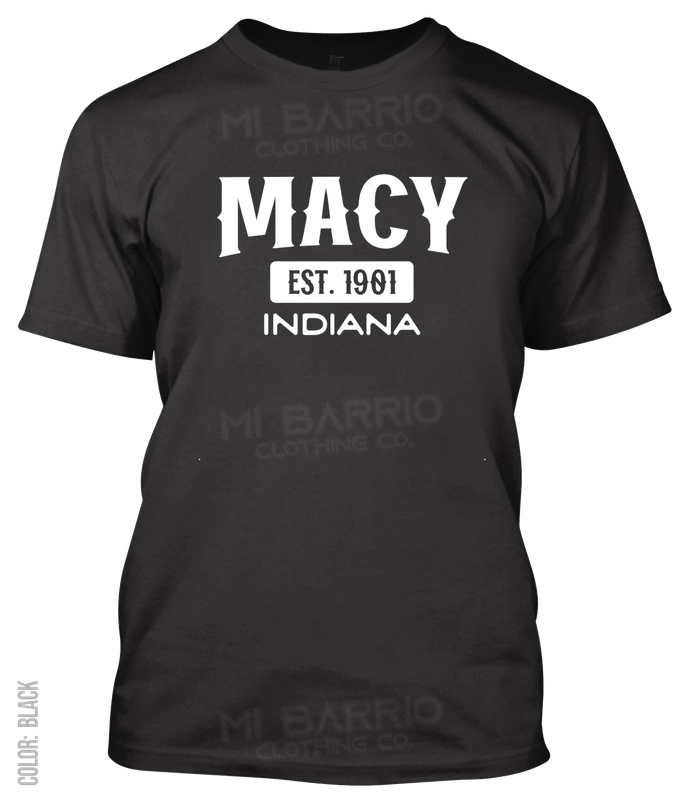 Macy, Indiana Athletic T-Shirt