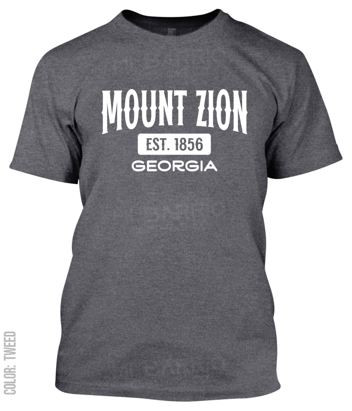 Mount Zion, Georgia Athletic T-Shirt