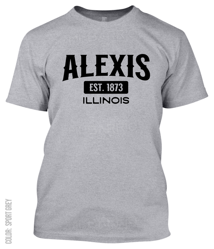 Alexis, Illinois Athletic T-Shirt