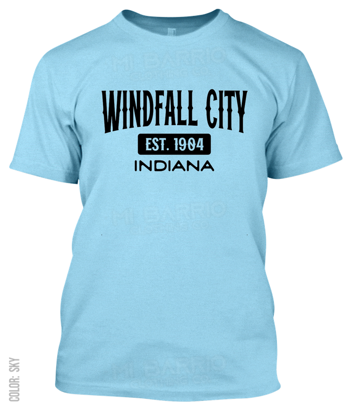 Windfall City, Indiana Athletic T-Shirt