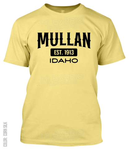 Mullan, Idaho Athletic T-Shirt