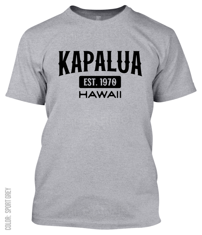 Kapalua, Hawaii Athletic T-Shirt