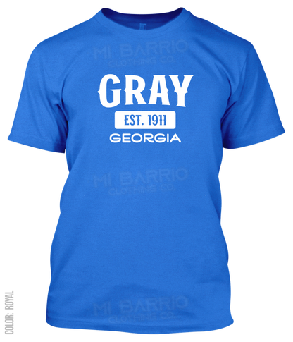 Gray, Georgia Athletic T-Shirt