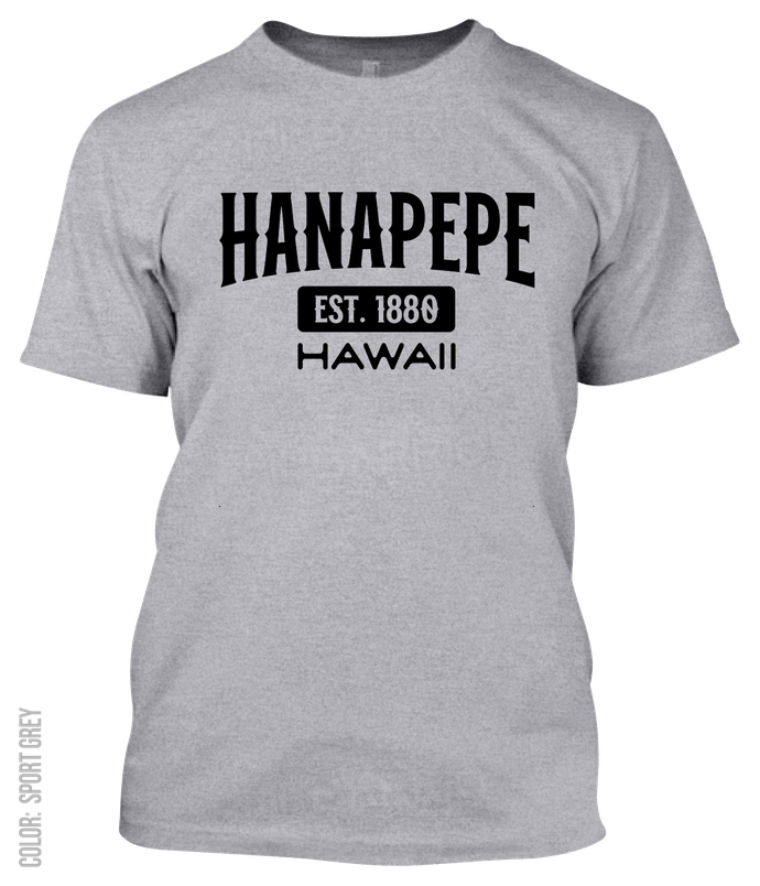 Hanapepe, Hawaii Athletic T-Shirt