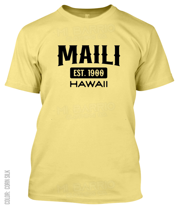 Maili, Hawaii Athletic T-Shirt