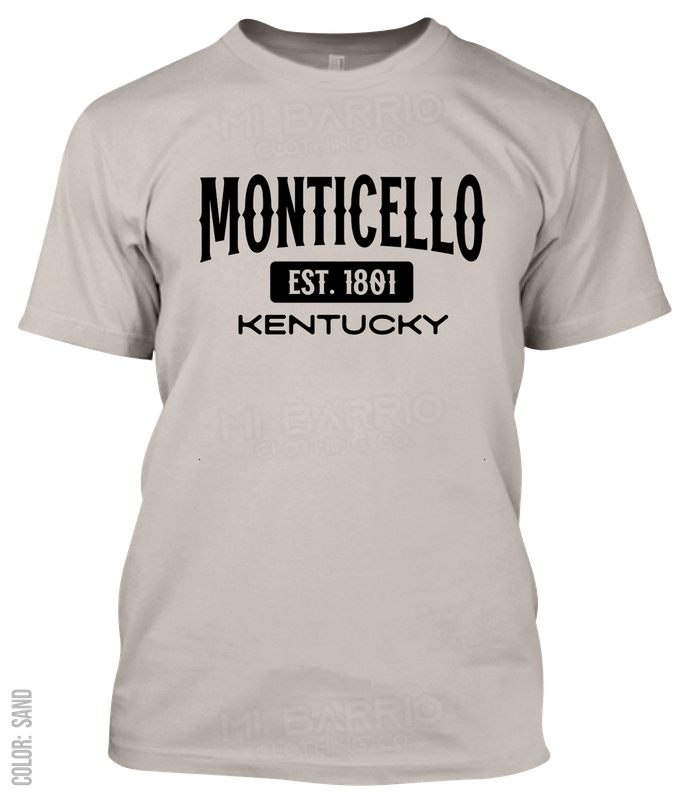 Monticello, Kentucky Athletic T-Shirt
