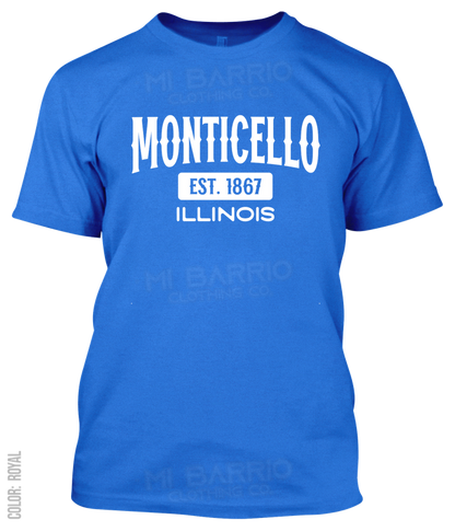 Monticello, Illinois Athletic T-Shirt