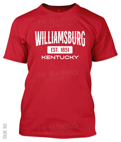 Williamsburg, Kentucky Athletic T-Shirt