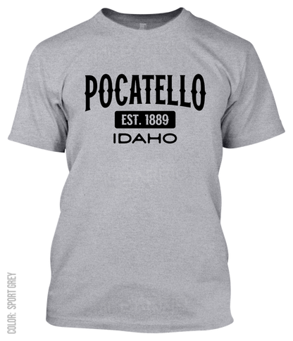 Pocatello, Idaho Athletic T-Shirt