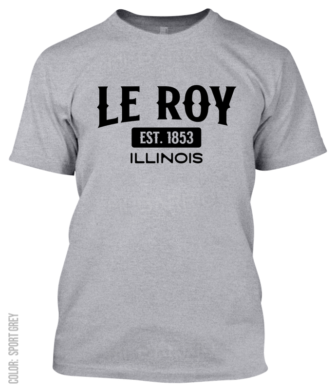 Le Roy, Illinois Athletic T-Shirt