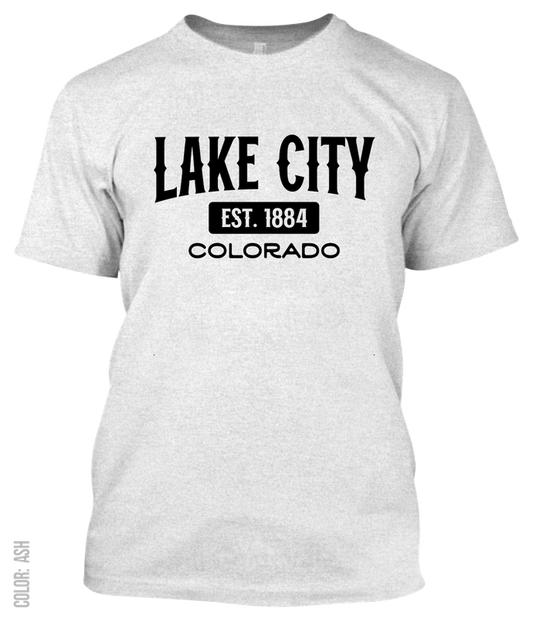 Lake City, Colorado Athletic T-Shirt