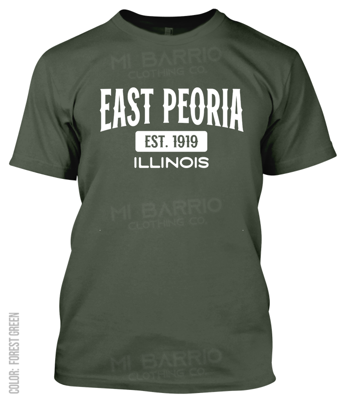 East Peoria, Illinois Athletic T-Shirt