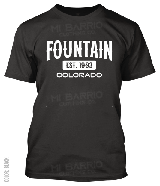 Fountain, Colorado Athletic T-Shirt