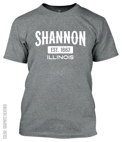 Shannon, Illinois Athletic T-Shirt