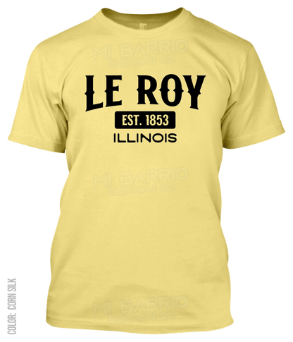Le Roy, Illinois Athletic T-Shirt