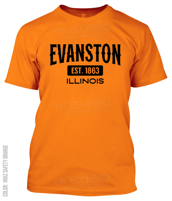 Evanston, Illinois Athletic T-Shirt