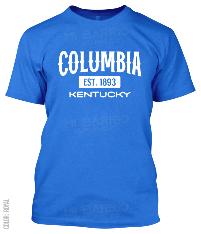 Columbia, Kentucky Athletic T-Shirt