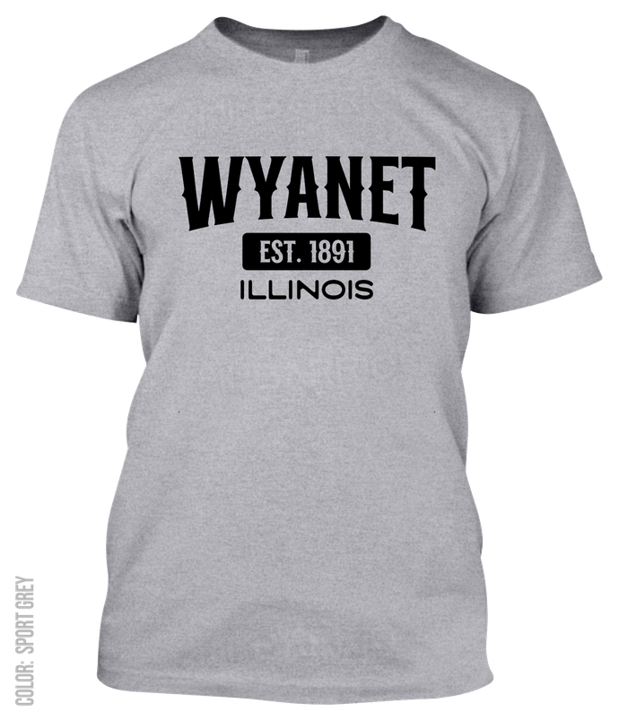 Wyanet, Illinois Athletic T-Shirt