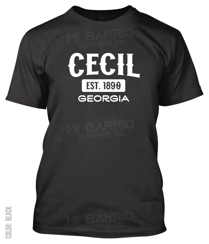Cecil, Georgia Athletic T-Shirt
