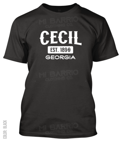 Cecil, Georgia Athletic T-Shirt