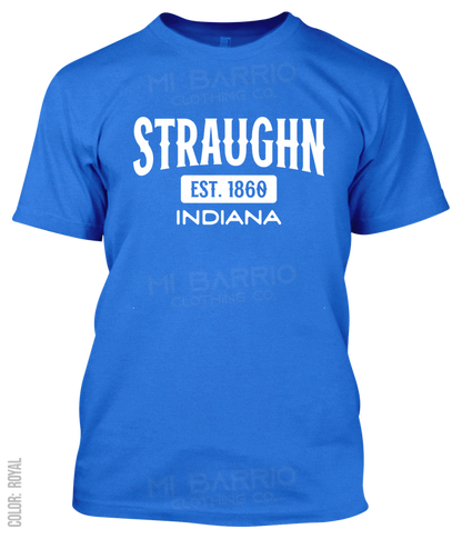 Straughn, Indiana Athletic T-Shirt