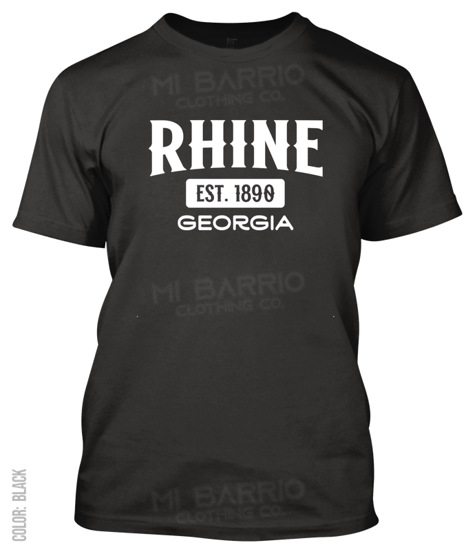 Rhine, Georgia Athletic T-Shirt